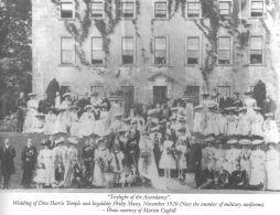 Waterstown House Wedding, 1920