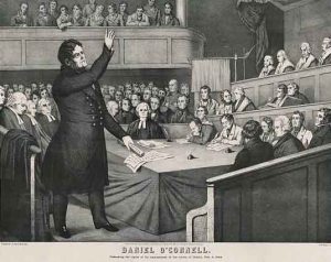 Daniel O'Connell, Patrick Geoghegan, TCD, Repeal, Ireland